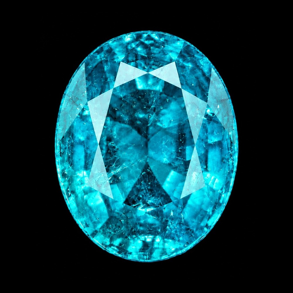 Azure Oval Paraiba Tourmaline
