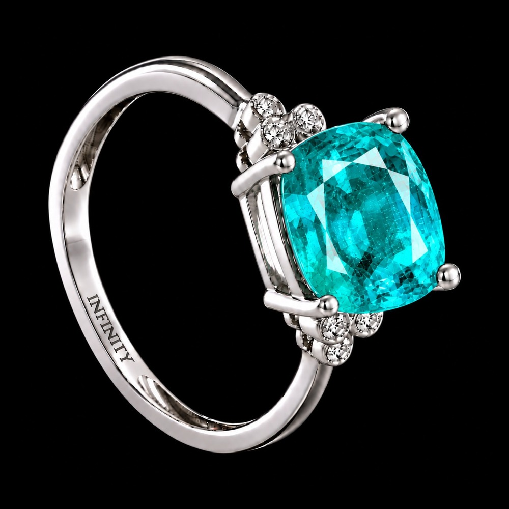 Azure Paraiba Ring
