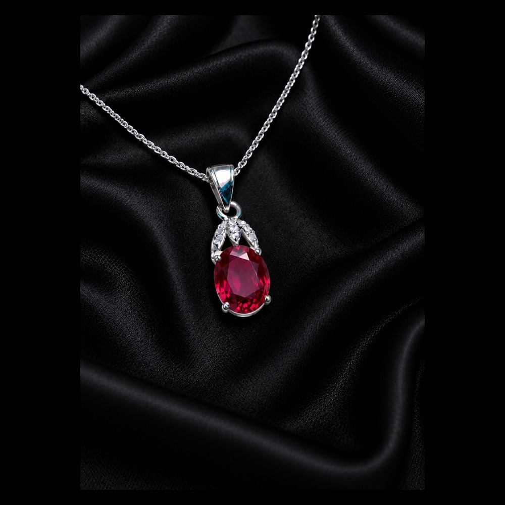 Crimson Ruby Pendant