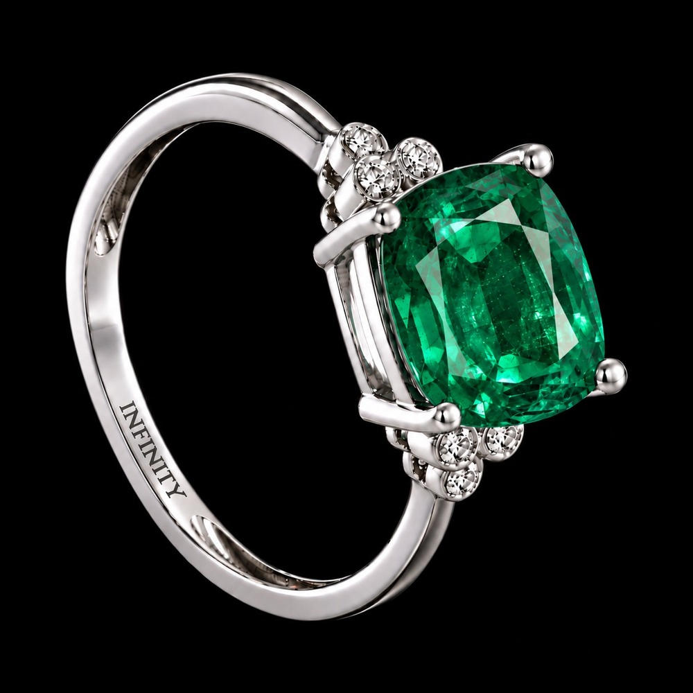 Imperial Emerald Ring