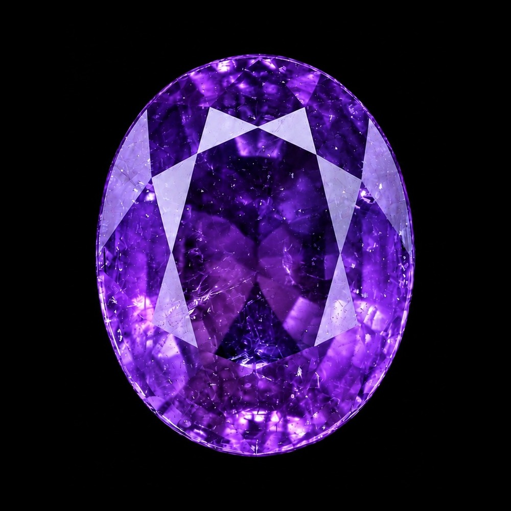 Regal Oval Purple Sapphire