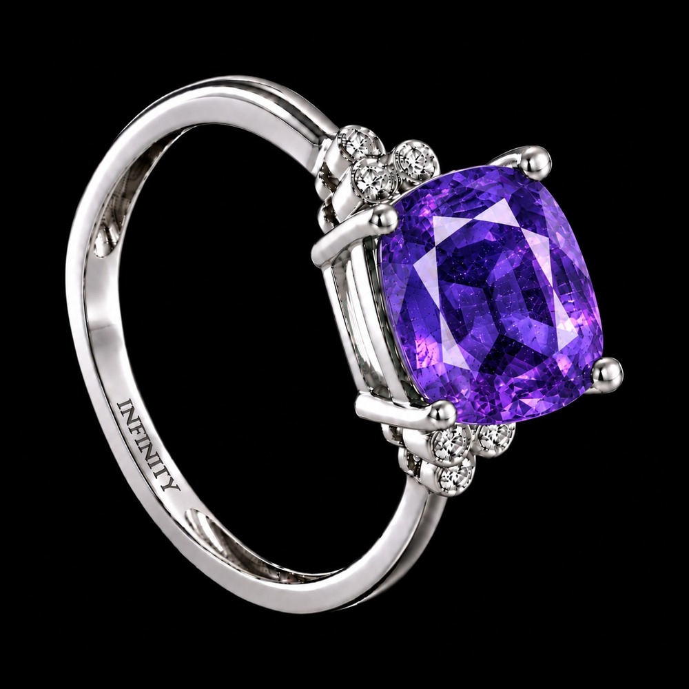 Regal Purple Sapphire Ring