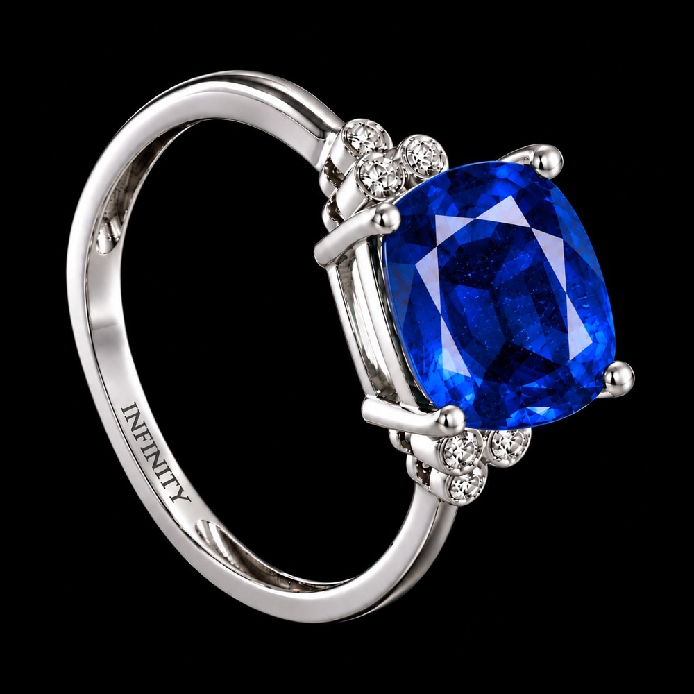 Royal Blue Sapphire Ring
